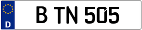 Truck License Plate